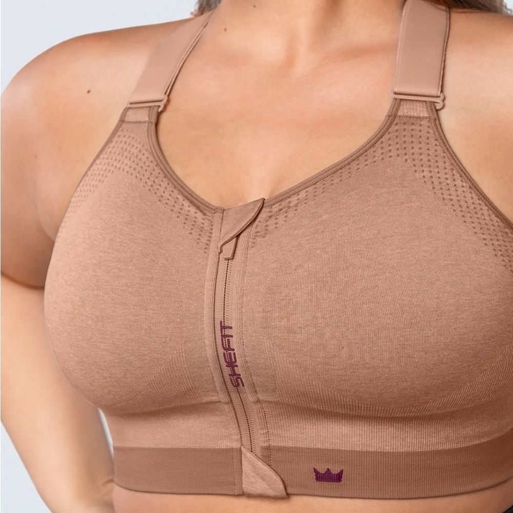 SHEFIT Women's Low Impact Tan Sports Bra